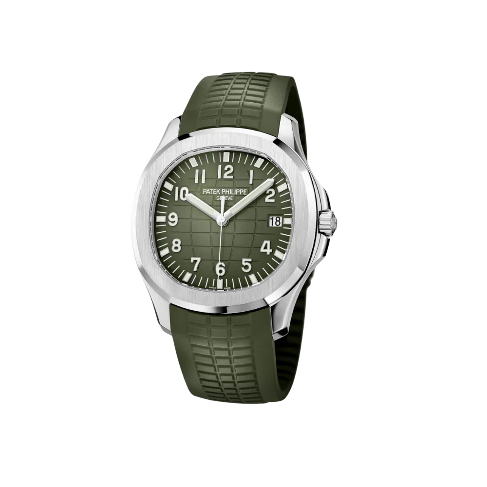 PP Aquanaut Jumbo Date, Sweep Seconds, 18k White Gold, 42,2 mm, Ref# 5168G-010