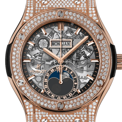 H Classic Fusion Aerofusion Moonphase King Gold 42mm, Ref# 547.OX.0180.LR