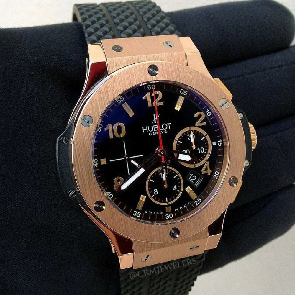 H Big Bang, Gold Chronograph, 18k Rose Gold, 44 mm, Ref# 301.RX.1180.RX