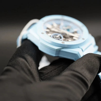 H Big Bang INTEGRATED SKY BLUE CERAMIC Ref# 451.EX.5120.EX