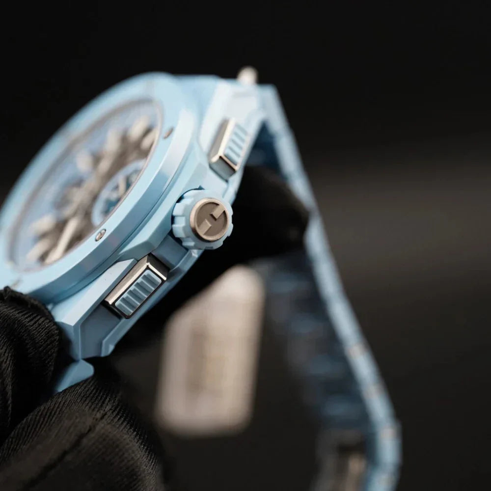 H Big Bang INTEGRATED SKY BLUE CERAMIC Ref# 451.EX.5120.EX