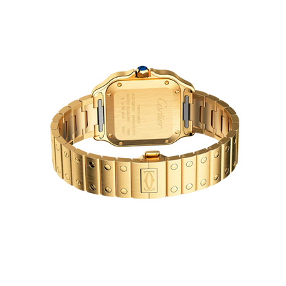S de C Large Yellow Gold – Brown Dial
