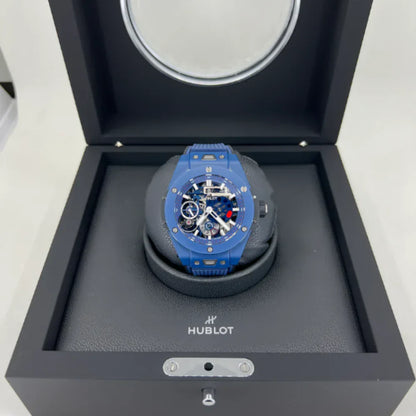 H Big Bang Meca-10 Ceramic Blue 45mm, Ref# 414.EX.5123.RX