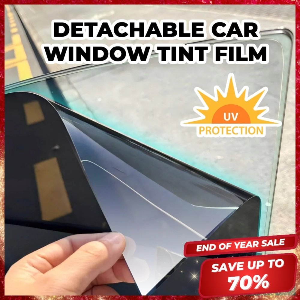 Universal Reduce Infrared Heat & Block UV by 99% Removable Window Tint Film for Cars - DIY Cut for Multiple Shapes
